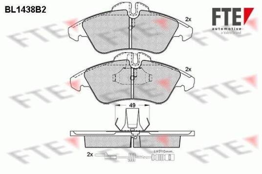 Bremseklosser FTE 9010188