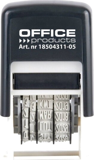 Office Products Office Products Selvfargeanordning Datostempel Med Blekk Pl Svart