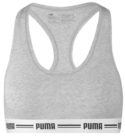 Puma Racerback Top Grå M Puma Racerback Top Grå M