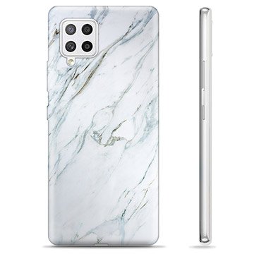 Samsung Galaxy A42 5G TPU-deksel Marmor