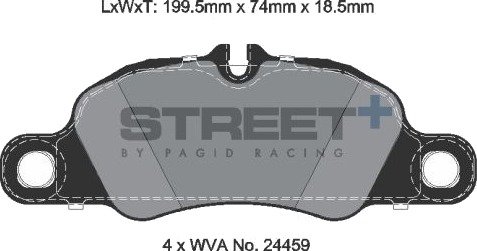 Bremseklosser PAGID Racing T8225SP2001