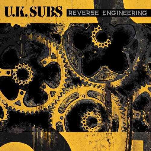 Uk Subs  Reverse Engineering  Yellow/black Splatter  LP/Vinyl