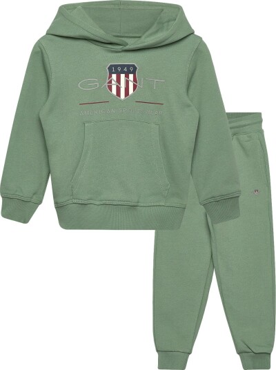Gant Kids Archive Shield Hoodie And Sweatpant SURPLUS MINT 116 Gant Kids Archive Shield Hoodie And Sweatpant SURPLUS MINT 116