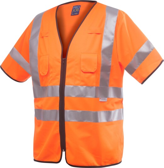 ProJob 6707 Refleksvest En Iso 20471 Kl 3 Orange XL ProJob 6707 Refleksvest En Iso 20471 Kl 3 Orange XL