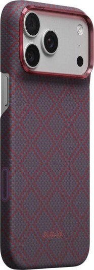 PITAKA Edge Case Argyle - Blue"s Red - iPhone 18 Pro Max/17 Pro Max PITAKA Edge Case Argyle - Blue"s Red - iPhone 18 Pro Max/17 Pro Max