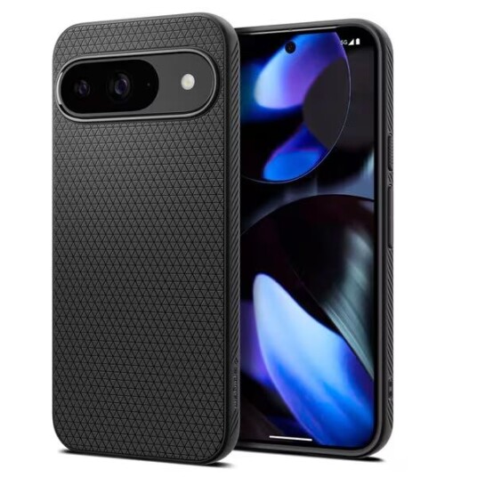 Spigen Liquid Air Mobildeksel til Google Pixel 9/9 Pro - Matt Svart