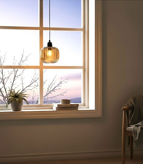 Aneta Lighting Vinduspendel Elin Brun Vinduslamper