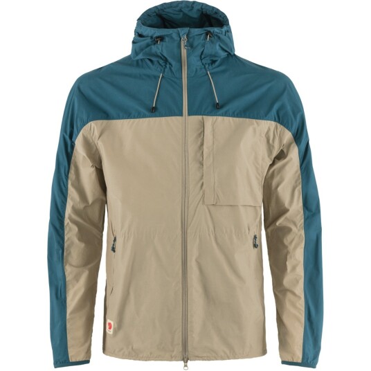 Fjellreven Men's High Coast Wind Jacket Fossil-deep Sea XL Fjellreven Men's High Coast Wind Jacket Fossil-deep Sea XL