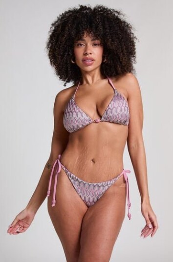 Hunkemöller Cali Highleg Bikiniunderdel Rosa