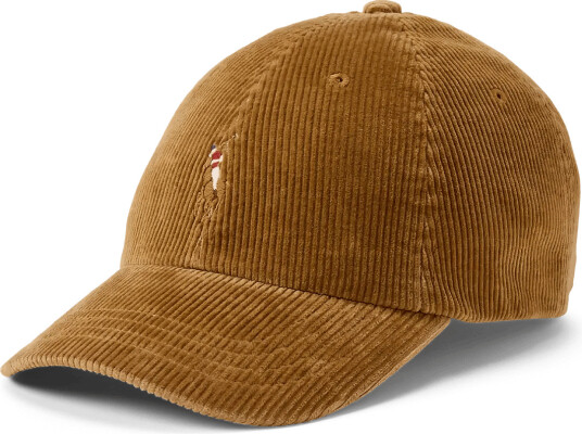 Polo Ralph Lauren 10 Wale Corduroy Cls Sprt Cap   Brown   ONE SIZE