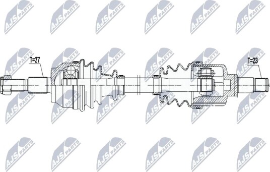 Nty Drivaksel NTY NPW FR 121