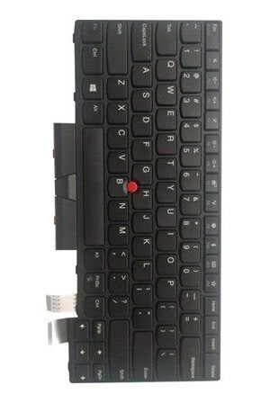Lenovo Darfon - Brbart tastatur - til utskifting - Amerikansk Engelsk - Svart