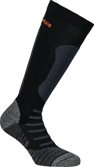 Alpacasocks&Co Alpine Ski 1-Pack - Black - 36-39/S