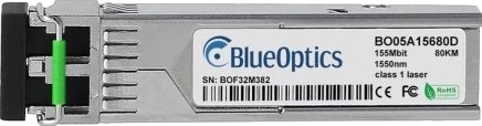 Blueoptics M-Fast Sfp-Sm+/Lc Eec-Bo Fiber Optisk 155 Mbit/S Sfp Lc 80000 M 1550 Nm