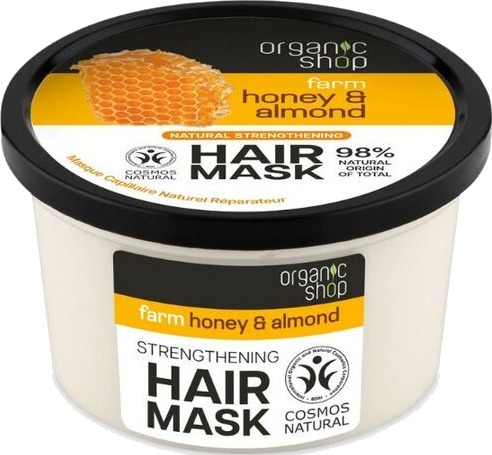 Organic Shop hair mask honey & almond 250 ml Organic Shop hair mask honey & almond 250 ml