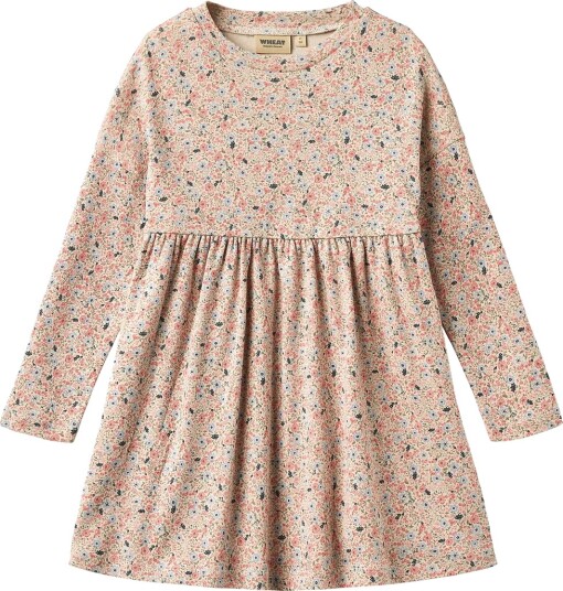 Wheat Jersey Dress L/S Emmy Cream 98