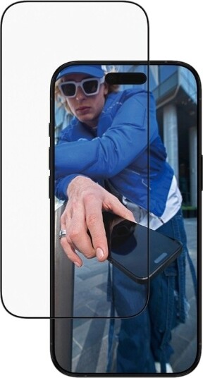 PanzerGlass iPhone Air Ultra-Wide Fit Skjermbeskytter med EasyAligner - Svart