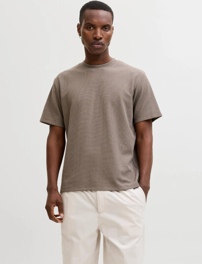 Jack & Jones Jjeaustin Tee Ss Noos Brown XXL