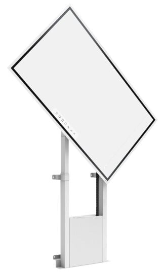 Multibrackets M Motorized Floormount Flip 2 - stativ - for LCD-display / kamera - hvit