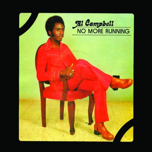 Al Campbell  No More Running  LP/Vinyl