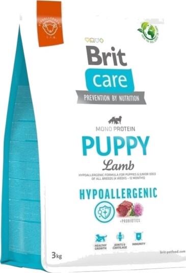 Brit Care Hypoallergenisk Hundefôr Valp med Lam 3 kg