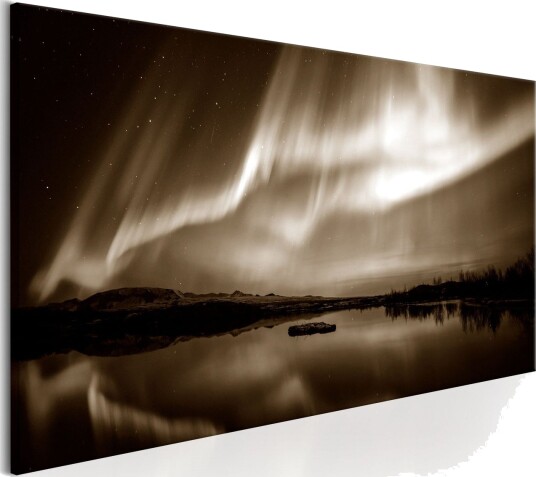 Bilde Lake In Sepia 135x45 Artgeist sp. z o. o.