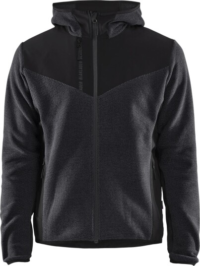 Blåkläder 594025369799XXXL Jakke strikket, med softshell, antrasittgrå/svart Antrasittgrå/Svart, Klær