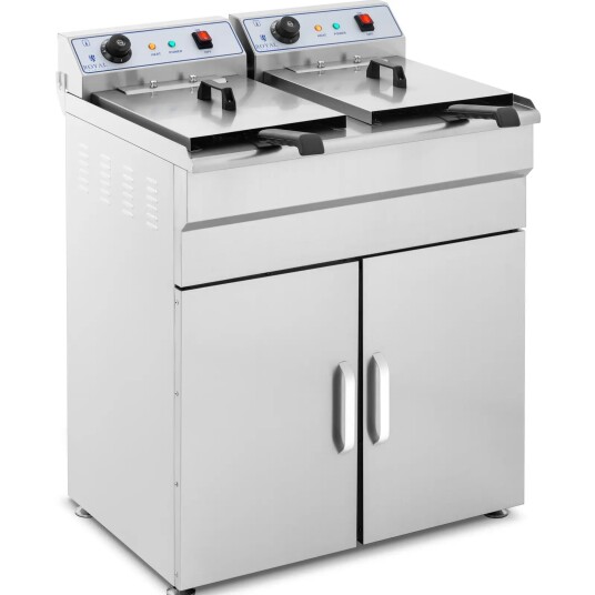 Royal Catering Frityrkoker  2 x 16 liter  Underskap 10010006