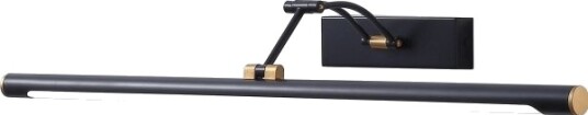Vegglampe Orno Rico Led 9W Lysende Lampe 990Lm 4000K Ip44 Dł. 50 Cm Svart