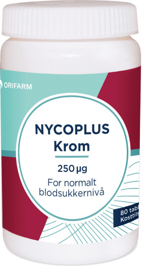 Nycoplus 250 µg krom tabletter, 80 stk.