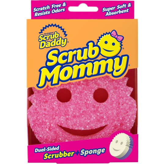 Scrub Daddy Scrub Mommy Dual sided Scrubber + Sponge Pink Scrub Daddy Scrub Mommy Dual sided Scrubber + Sponge Pink