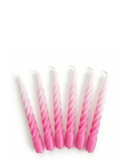 Kunstindustrien Candles With A Twist Pink Ombre Pink 2.2X 20CM