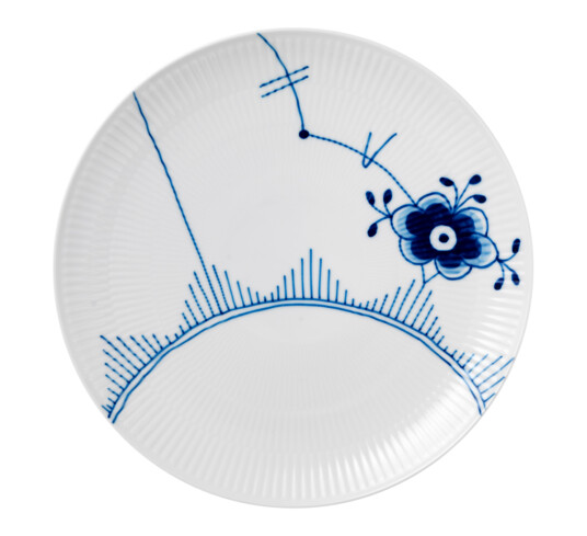 Royal Copenhagen Blue Fluted Mega tallerken coupe 27 cm