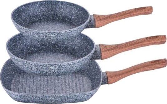 Berlinger Haus Forest Stekepannesett 20/24/28 Cm – 3 Deler
