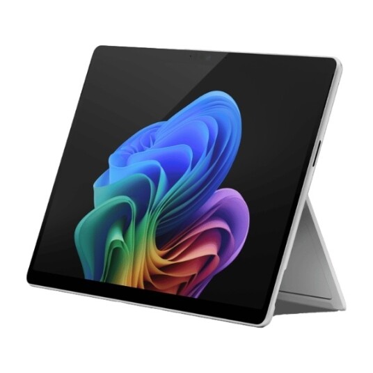 Microsoft Surface Pro 11 Copilot+ Nettbrett med Snapdragon X Plus, 16GB RAM, 512GB SSD, 13" Berøringsskjerm, Platina
