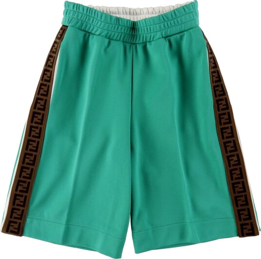 Fendi Shorts   Grønn m. Logotape   Fendi   10 år 140   Shorts