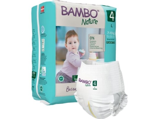Bambo Nature Pants 4 Babybleie Buksebleie 7 12 Kg Bambo Nature Pants 4 Babybleie Buksebleie 7 12 Kg