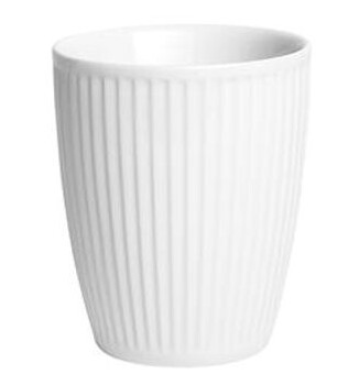 Pillivuyt Plissé Termokopp 2-pakning 25 cl Hvit Pillivuyt Plissé Termokopp 2-pakning 25 cl Hvit
