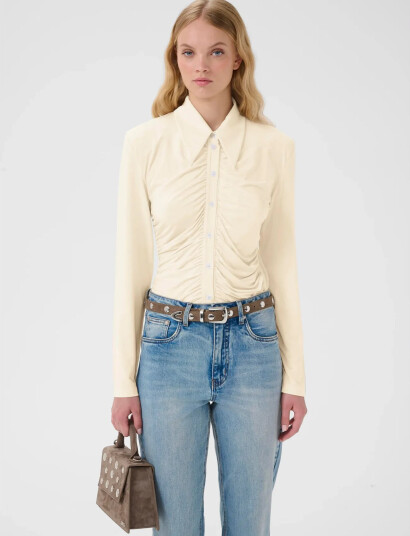 Gestuz Gzlaily Shirt   Cream   XXS