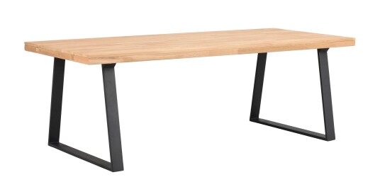 Rowico Home Brooklyn spisebord Eik/svart 220 x 95 cm Natur