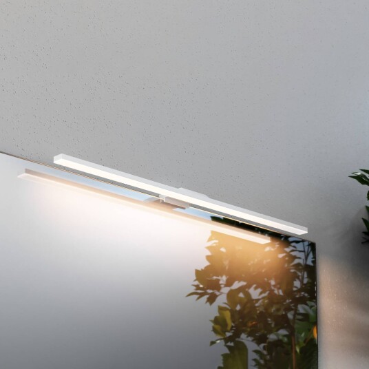 MCJ Modena LED-vegglampe for baderom IP44 hvit 4000 K bredde 60 cm