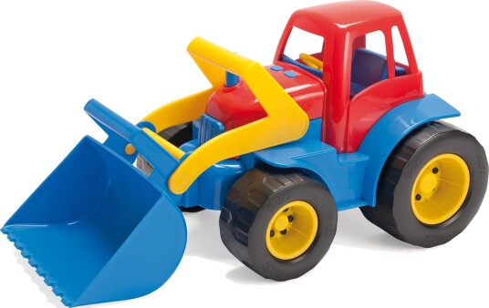 Dantoy Leketraktor Med Grab Plastikkhjul 30 cm Fra 2 År
