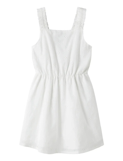 Name It Nkfvioleta Strap Dress White 152