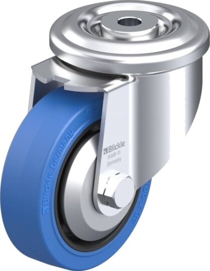 Blickle 851513 Lkr-Poev 100Ka-Sb-Fa Hjul, Hjuldiameter 100 Mm, Bæreevne Maks. 200 Kg, 1 Stk