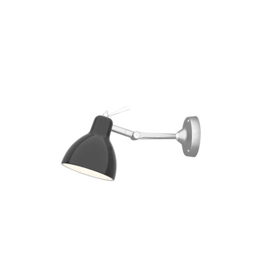 Rotaliana - Luxy H0 Vegglampe/Taklampe Alu/Svart