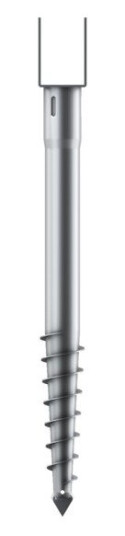 Stavrex Jordskrue fast 900mm 68mm u-80