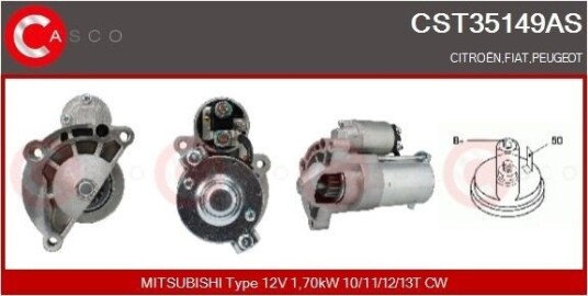 CASCO CST35149AS Starter CASCO CST35149AS Starter
