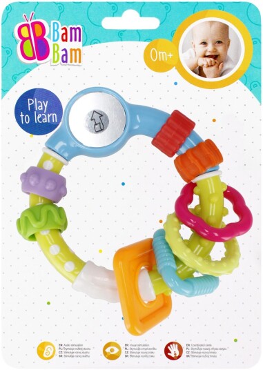 Färgglad babyskallra Färgglad babyskallra