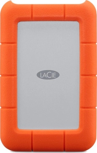 LaCie Rugged 4TB Ekstern Harddisk med USB-C Oransje