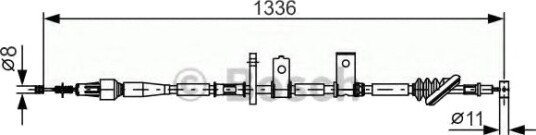 BOSCH 1 987 482 091 Tautrekk håndbremse